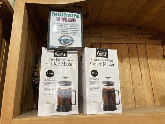 Coffee press. $15.99