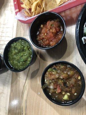 Today's salsa options