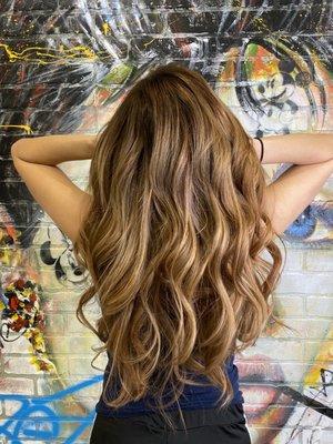 Honey balayage