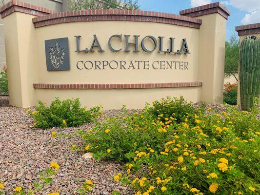 We are located in the La Cholla Corporate Center!