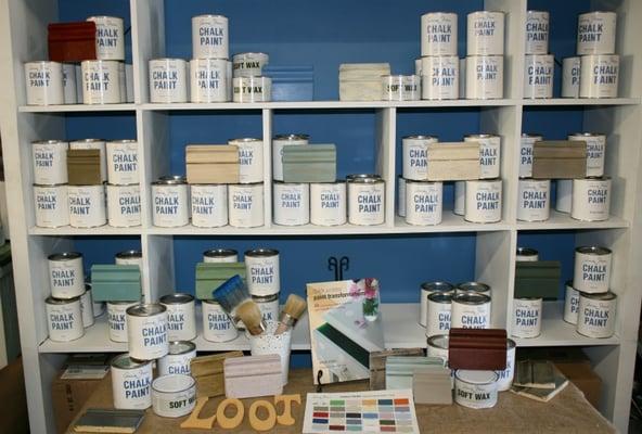 We sell Annie Sloan Chalk Paint