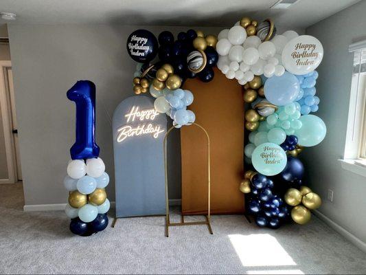 Out of This World First Birthday Decor