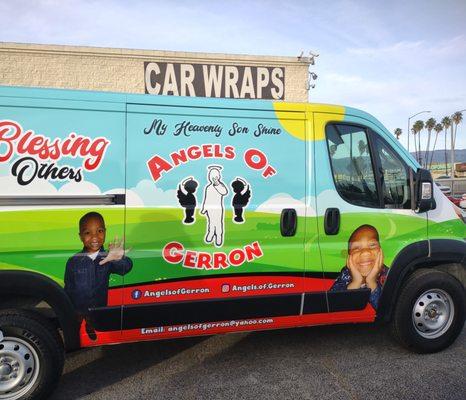 The whole team Rick, Scott and Melody were all awesome through the whole process of getting my van wrapped in honor of my deceased son.