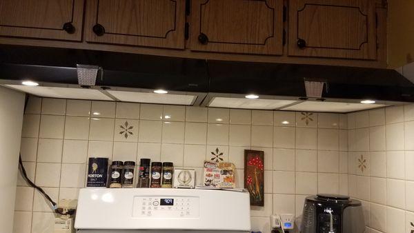 Dual Range Hood Installation