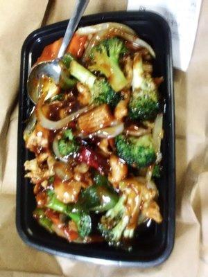 Szechuan Chicken extra spicy