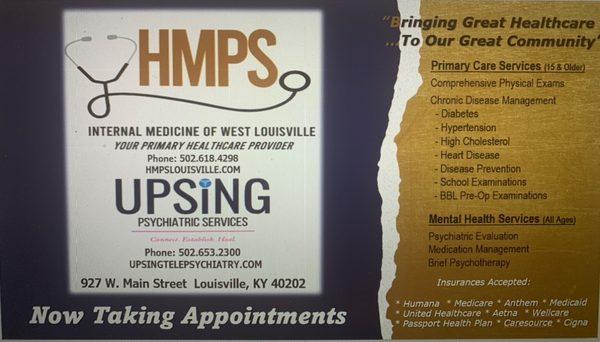 Your Family Healthcare Practice / Psychiatry Services under one roof