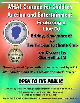 Flyer for Auction