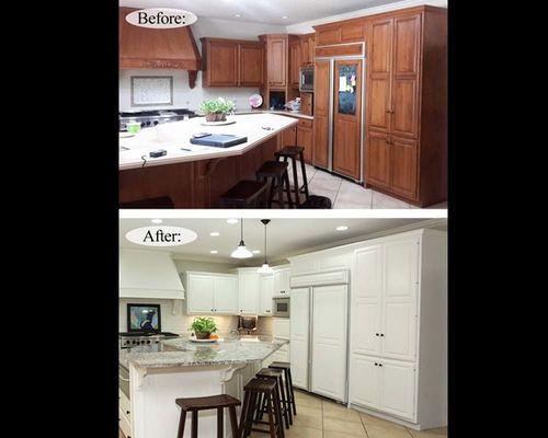 Before/After Kitchen Remodel pic