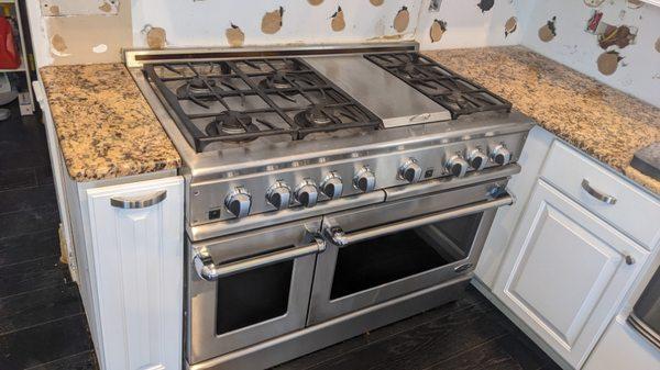 I install all types of new appliances including running new gas/water/electric