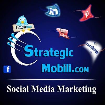 Strategic Mobili - Social Media Marketing logo.
 We are a local agency supporting local business.