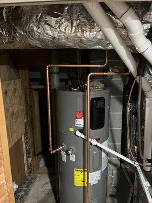 Hybrid water heater.