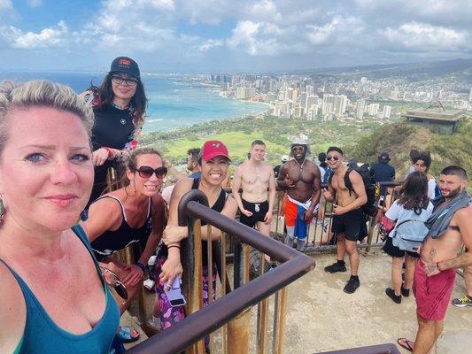 Our dance team members and fellow dance friends, all out for a hike between dance classes, performances and socials.