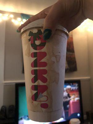 "Signature" peppermint mocha latte (who would sign off on this?)