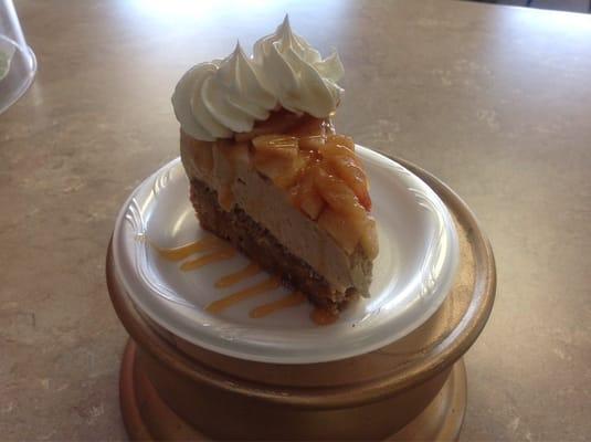 Caramel Apple Blondie Cheesecake