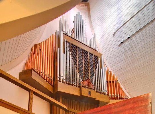 Our beautiful organ pipes