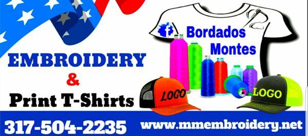 Embroidery & Print T-shirts