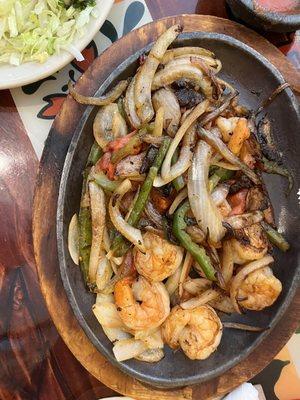 Shrimp Fajitas