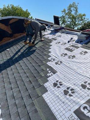 Roofing job