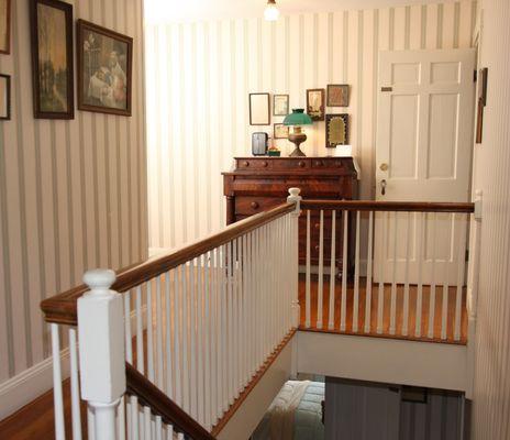 The third floor landing