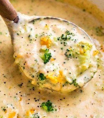 Brocolli and Cheddar Soup