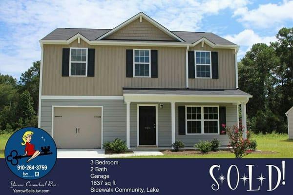 SOLD!  Lake Forest Village in Leland, NC. #firsttimebuyer #LoveYourView