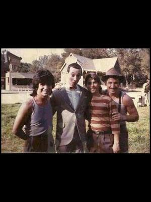 Sacha Pavlata (far right) in the movie Big Top Pee Wee