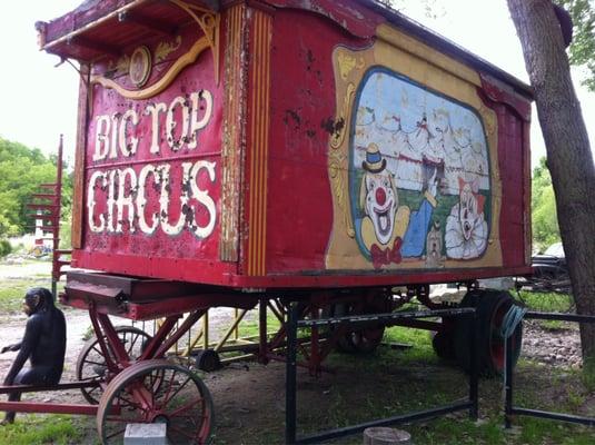 Circus Train Car, complete with muralr