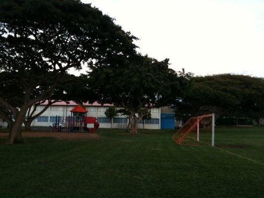 Soccer field & playground