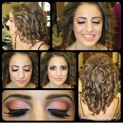 hair style & makeup by Maria