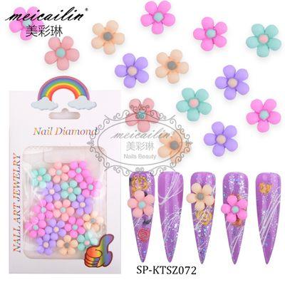 Flowers nail art decoration