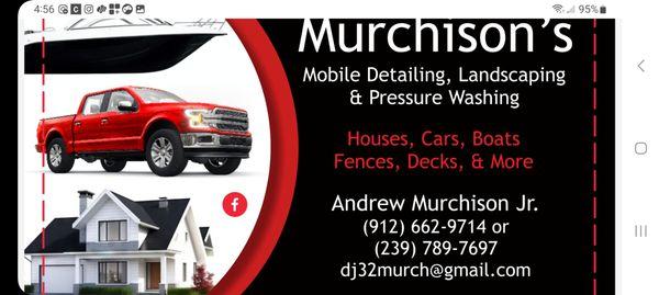 Murchison's Mobile Detailing & Landscaping