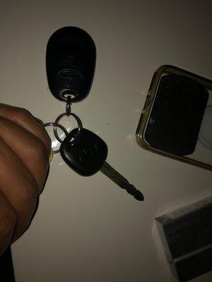 My new key and remote