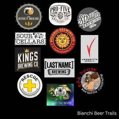 Great variety of local breweries in the Craft Beer Passport!