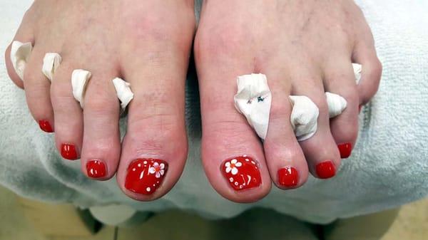 Another great pedicure from Fantasy Nails!