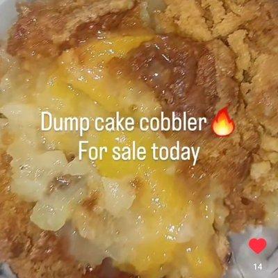 Dump cake cobbler!