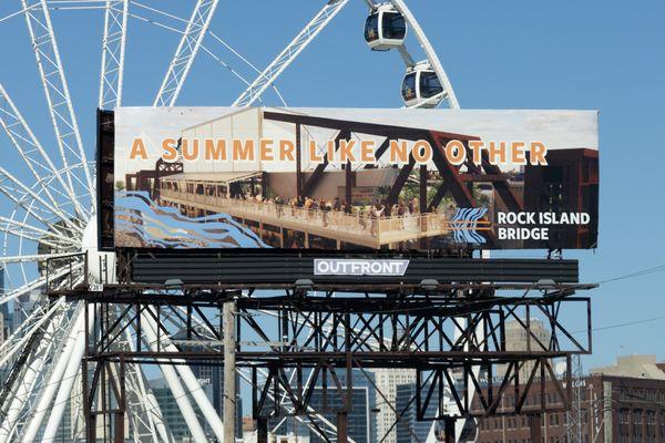 Rock Island Bridge will open this summer.