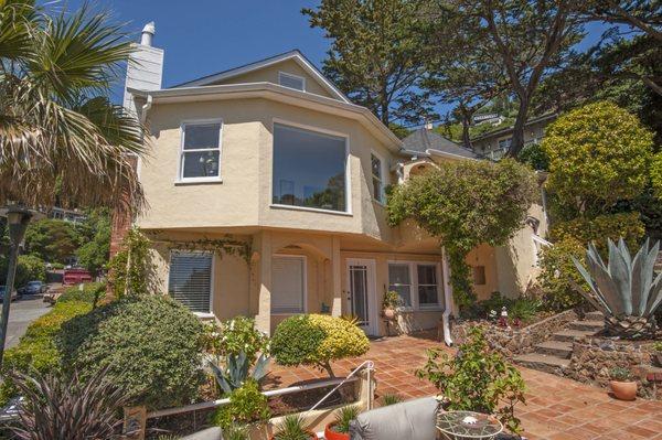 Super charming 3 unit Sausalito triplex with Bay and Alcatraz views-offered at $2,500,000!