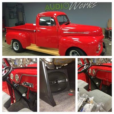 Nice old school Ford F-series radio/ speaker upgrade. Was a pleasure to work on don't see many like this still left out there!