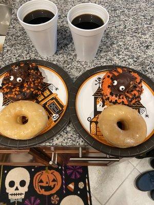 Halloween themed donuts