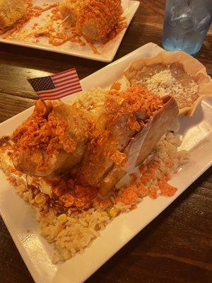 Volcano burrito