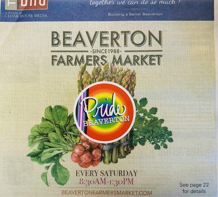 Beaverton Farmers Market Pride Beaverton