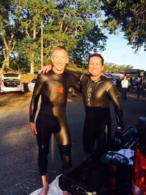 Congratulations to Gerry and Rob for completing your Napa Valley Triathlon!