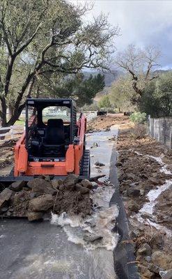 Storm damage cleanup