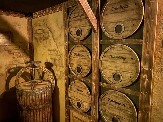 The Cask of Amontillado.  Can you escape this old wine cellar before the poison takes hold???