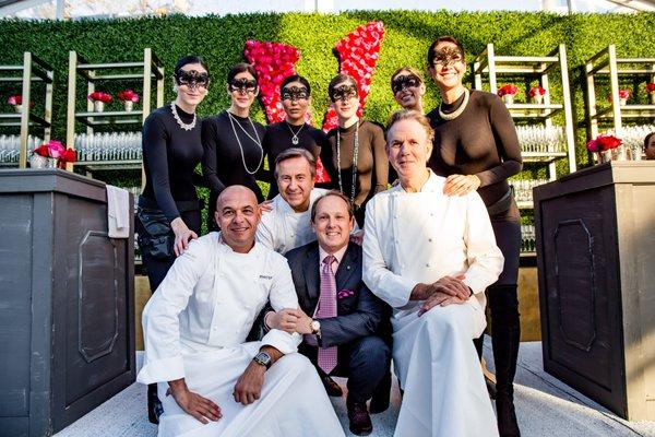 Photo from our grand opening party at our new location in River Oaks. Jerome Bocuse, Thomas Keller, and Daniel Boulud all personally attened