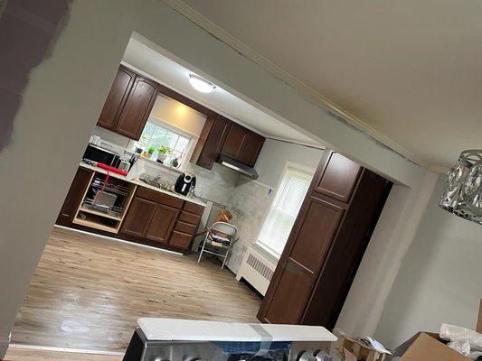 Open concept remodeling