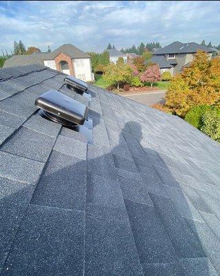 Full Roof replacement asphalt shingles