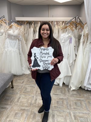 I said 'YES' to the dress!!