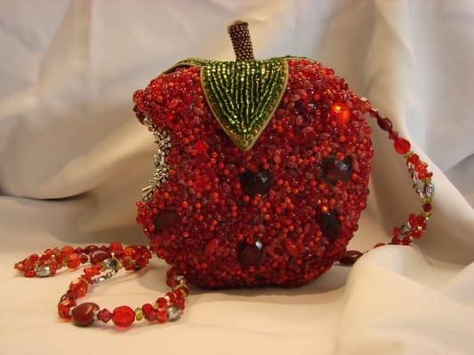 Mary Frances Apple Purse