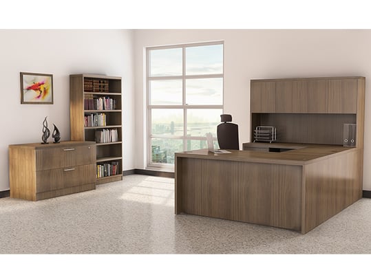 Lorell's Chateau Series office furniture provides a high-end look at a reasonable price